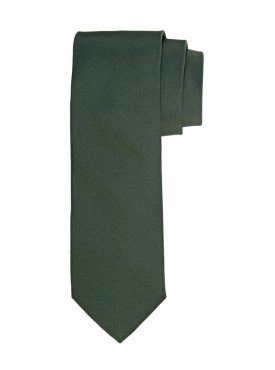 Zielony jedwabny krawat Profuomo