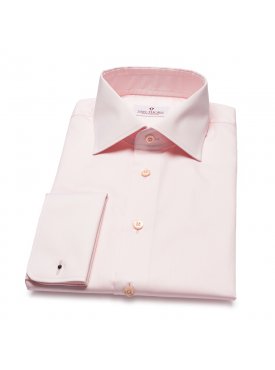 Elegancka różowa koszula VAN THORN szyta na zamówienie
