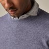 niebieski bawełniany sweter męski
