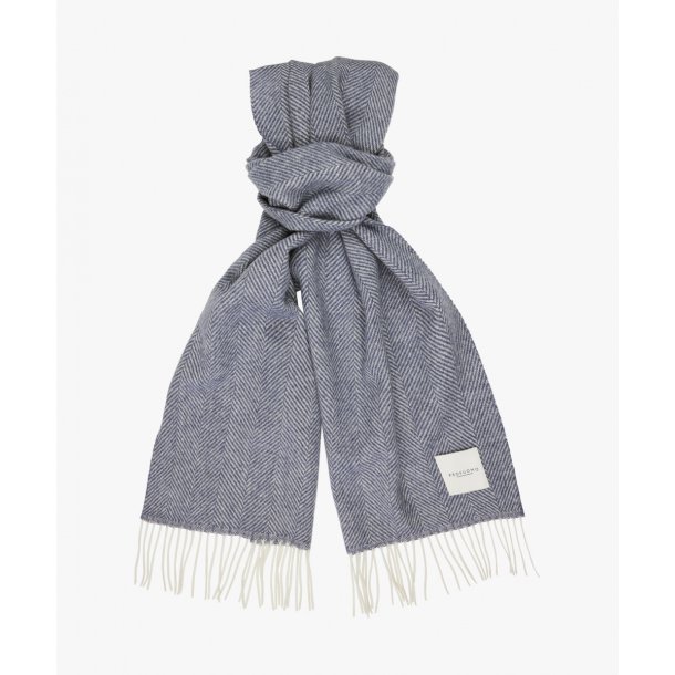 szary szal profuoma 100 wełna jagnięca