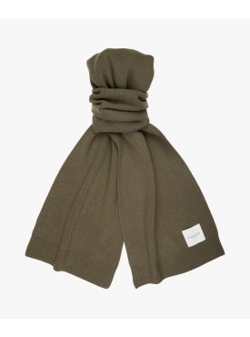 Profuomo szal męski ciemno zielony jesienno-zimowy