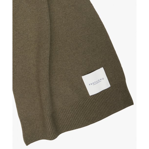 Profuomo szal męski ciemno zielony jesienno-zimowy