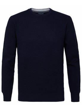 Granatowy sweter męski