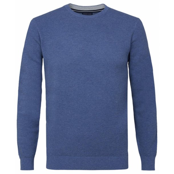 niebieski sweter męski