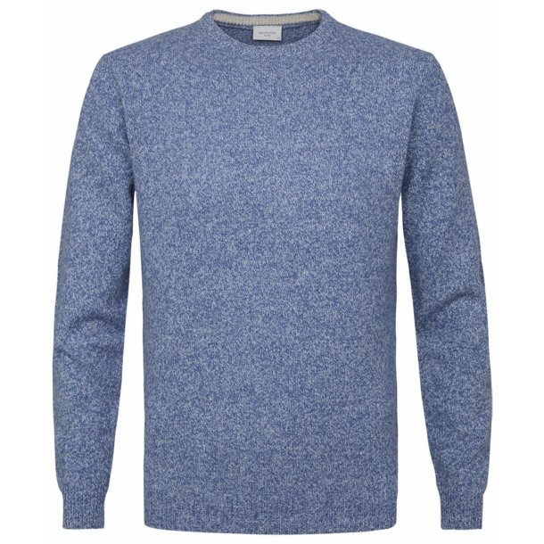 Sweter niebieski melanż