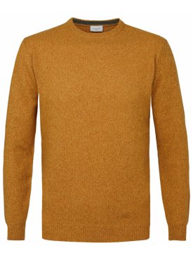 Sweter musztardowy melanż