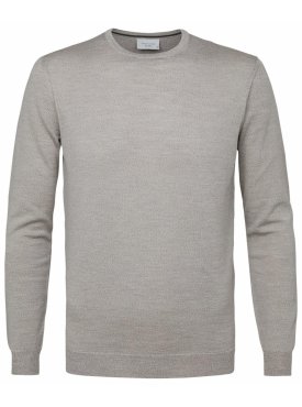 Sweter merino beżowy