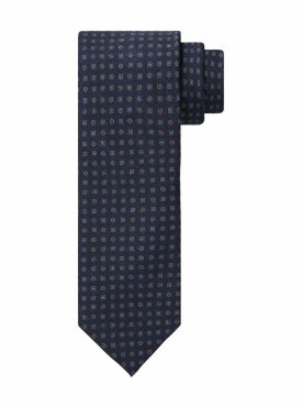 Elegancki granatowy krawat wełniany – Profuomo