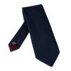 Elegancki granatowy krawat VAN THORN z grenadyny 