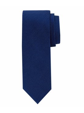 ciemnoniebieski jedwabny krawat Profuomo