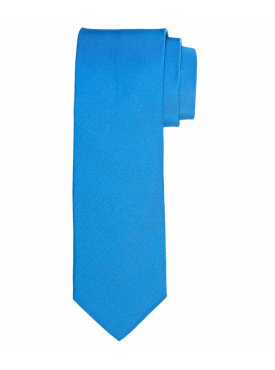 Niebieski jedwabny krawat Profuomo