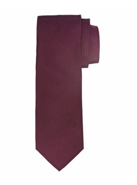 Bordowy jedwabny krawat Profuomo