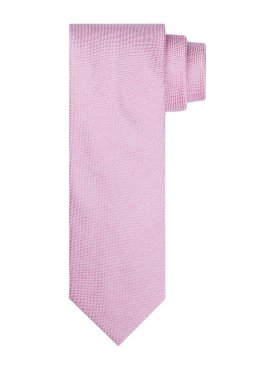 Elegancki różowy krawat jedwabny faux uni