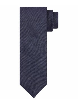 Granatowy klasyczny krawat Profuomo