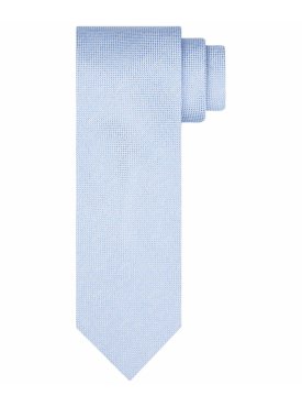 Błękitny jedwabny krawat Profuomo