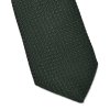 Elegancki zielony krawat VAN THORN z grenadyny garza grossa DŁUGI 2