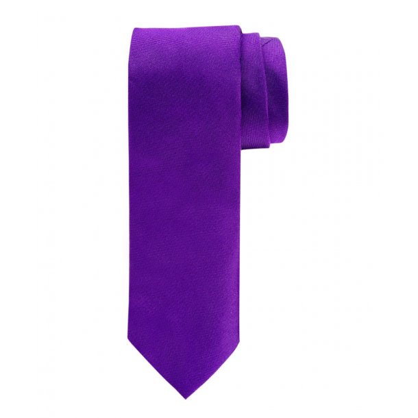 Elegancki fioletowy krawat jedwabny