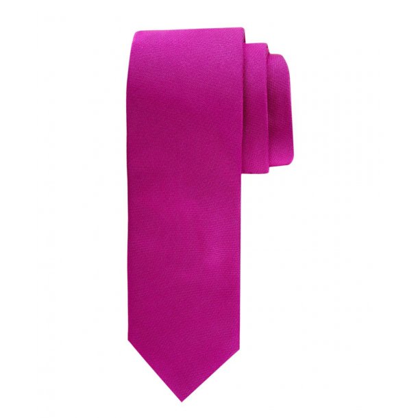 Elegancki różowy krawat jedwabny w odcieniu fuksji