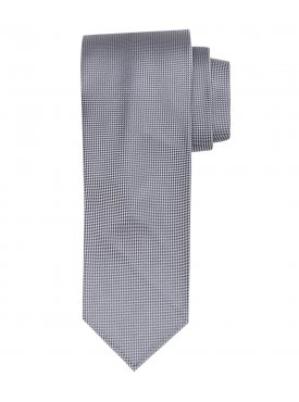 Jedwabny szary krawat Profuomo Imperial Oxford 7 fold