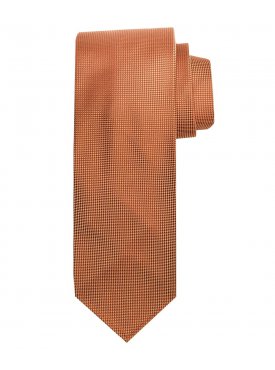 Jedwabny pomarańczowy krawat Profuomo Imperial Oxford 7 fold