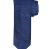 Jedwabny ciemnoniebieski krawat Profuomo Imperial Oxford 7 fold