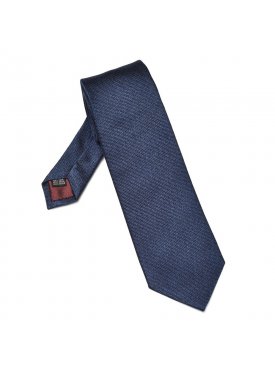 Elegancki granatowy krawat VAN THORN