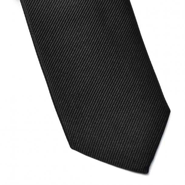 czarny krawat jedwab 100%