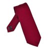 Elegancki czerwony krawat VAN THORN z grenadyny