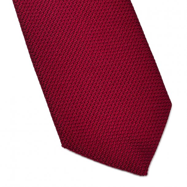 Elegancki czerwony krawat VAN THORN z grenadyny 2