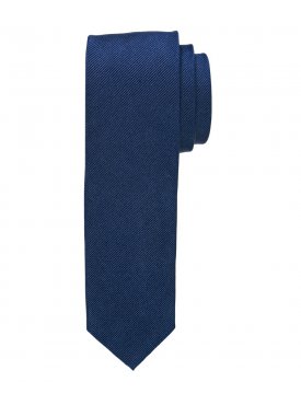 Granatowy krawat jedwabny Michaelis, wąski 6,5cm