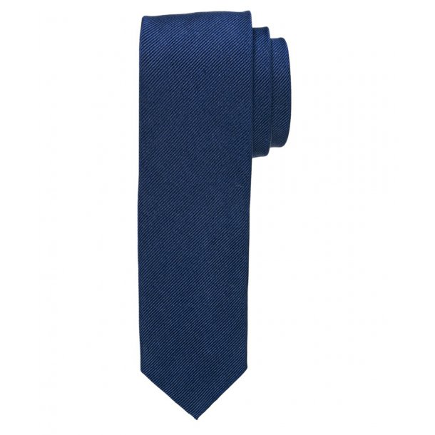Granatowy krawat jedwabny 6,5cm