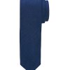 Granatowy krawat jedwabny Michaelis, wąski 6,5cm