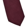 Elegancki bordowy krawat VAN THORN z grenadyny 1