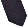 Elegancki bordowo czarny krawat VAN THORN z szantungu 1