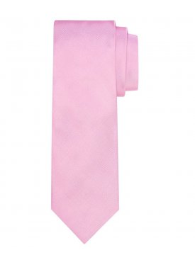 Elegancki różowy krawat jedwabny Profuomo