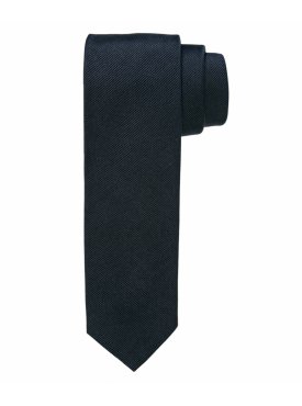 Czarny klasyczny krawat jedwabny Profuomo