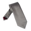 szarosrebrny jedwabny krawat