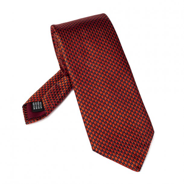 jedwabny krawat pepitka