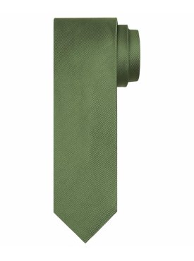 Zielony krawat jedwabny