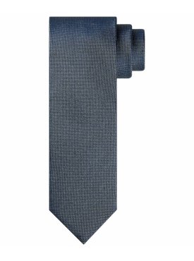 Szary jedwabny krawat Profuomo
