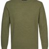 męski sweter z bawełny organicznej zielony