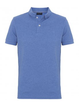 Męska koszulka polo Profuomo w niebieski melanż