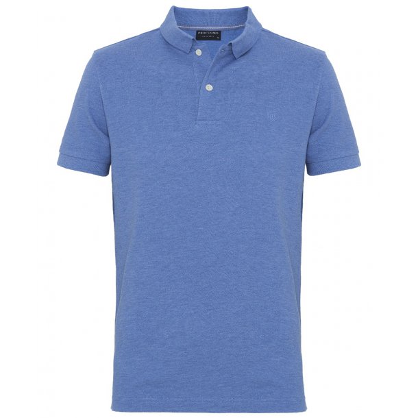 Męska koszulka polo Profuomo w niebieski melanż