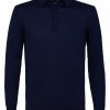 granatowy sweter polo