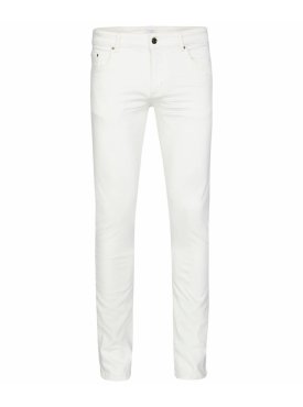 Spodnie jeansy białe Profuomo