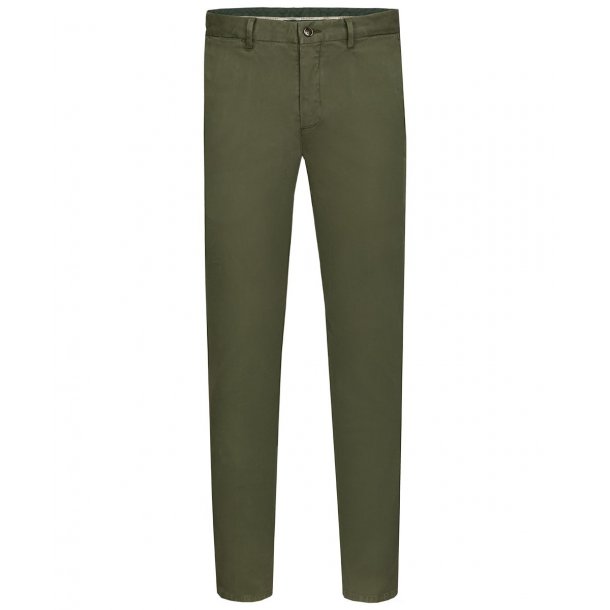 Męskie zielone spodnie typu chino 