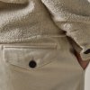 Ecru spodnie typu chino loose fit Profuomo 3