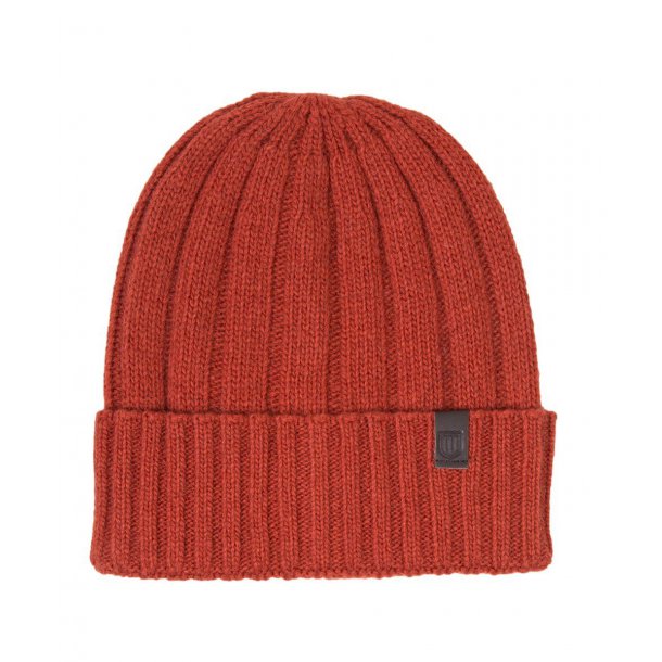 Ciepła czapka Profuomo w kolorze czerwonym