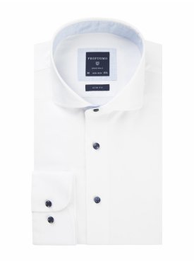 Męska biała koszula oxford