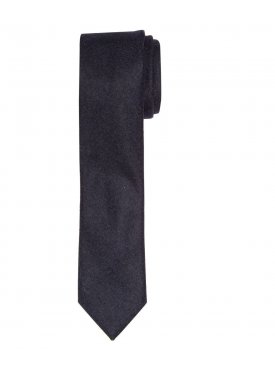 Granatowy krawat wełniany Profuomo